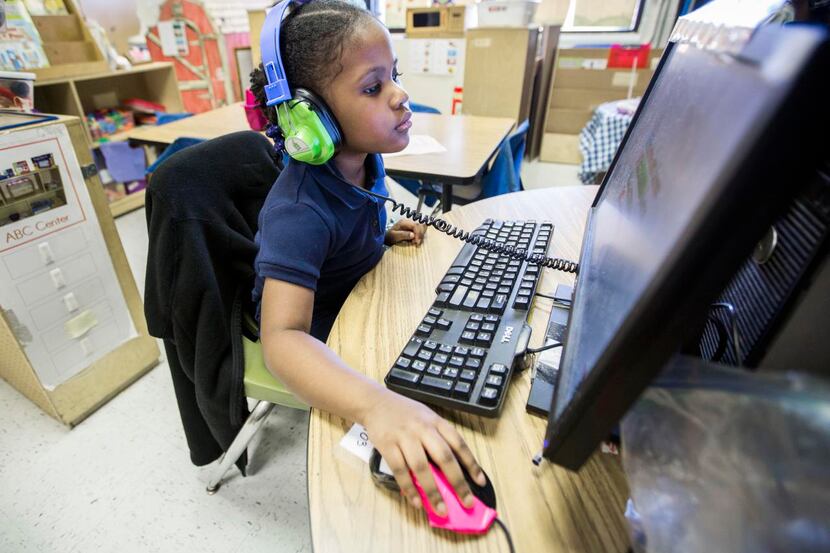 Mike Miles’ Imagine 2020  program was designed to give students like Kennedy Wade, 4, a...