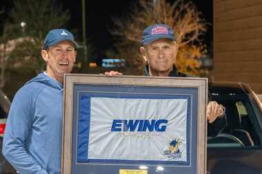 Jake McCullough head professional at Odessa Country Club (left), and Randy Smith, PGA...