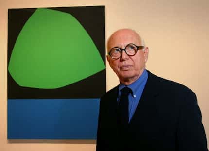Ellsworth Kelly at the Dallas Museum of Art in 2004 