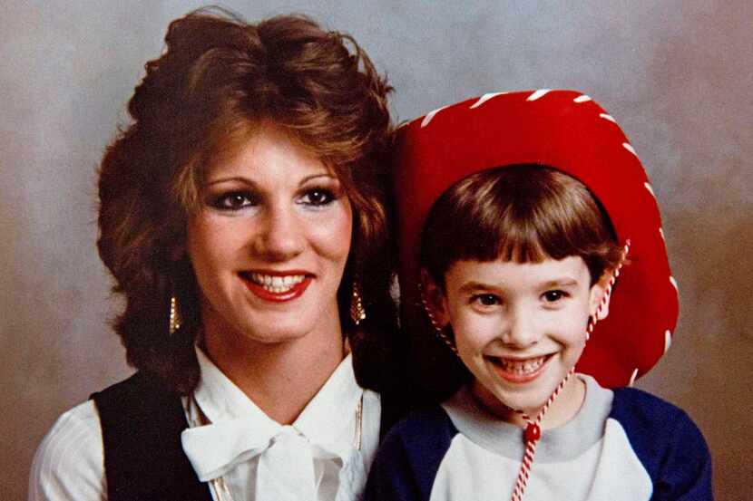 
Laurie Kay Bosman, shown with son Shawn in 1985, was killed in March 1987 in her Far North...