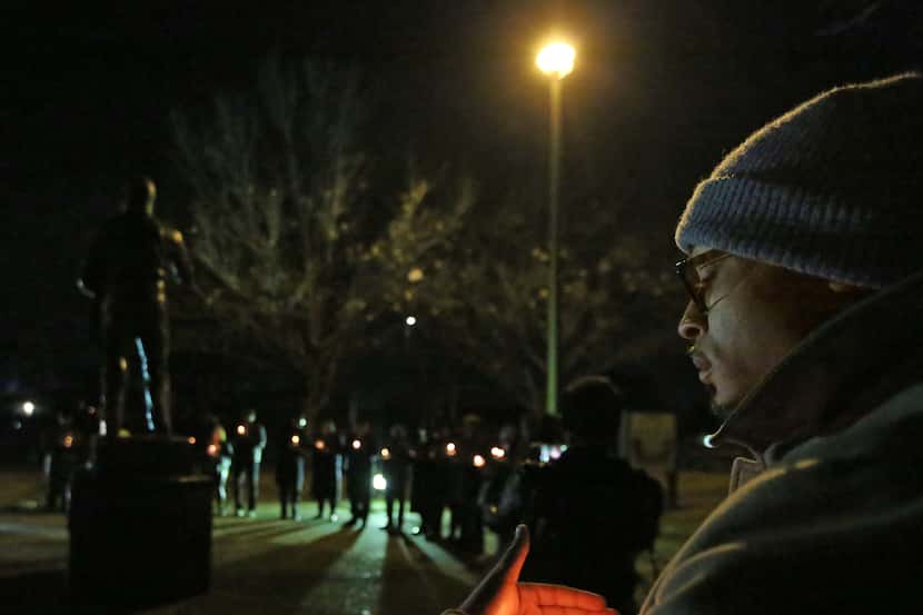 A past year's candlelight vigil was held at the Martin Luther King Jr. Community Center in...