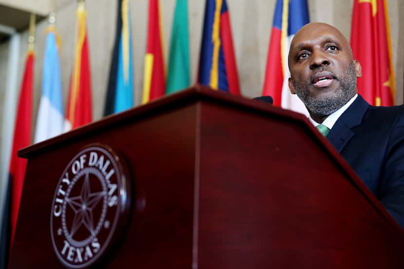 Dallas City Manager T.C. Broadnax defended the gap in release of information, saying it was...