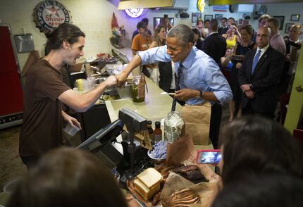 President Barack Obama has eaten barbecue at Franklin.