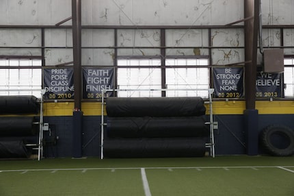 McKinney High School's indoor practice facilities in McKinney, Texas on Aug. 9, 2016. ...