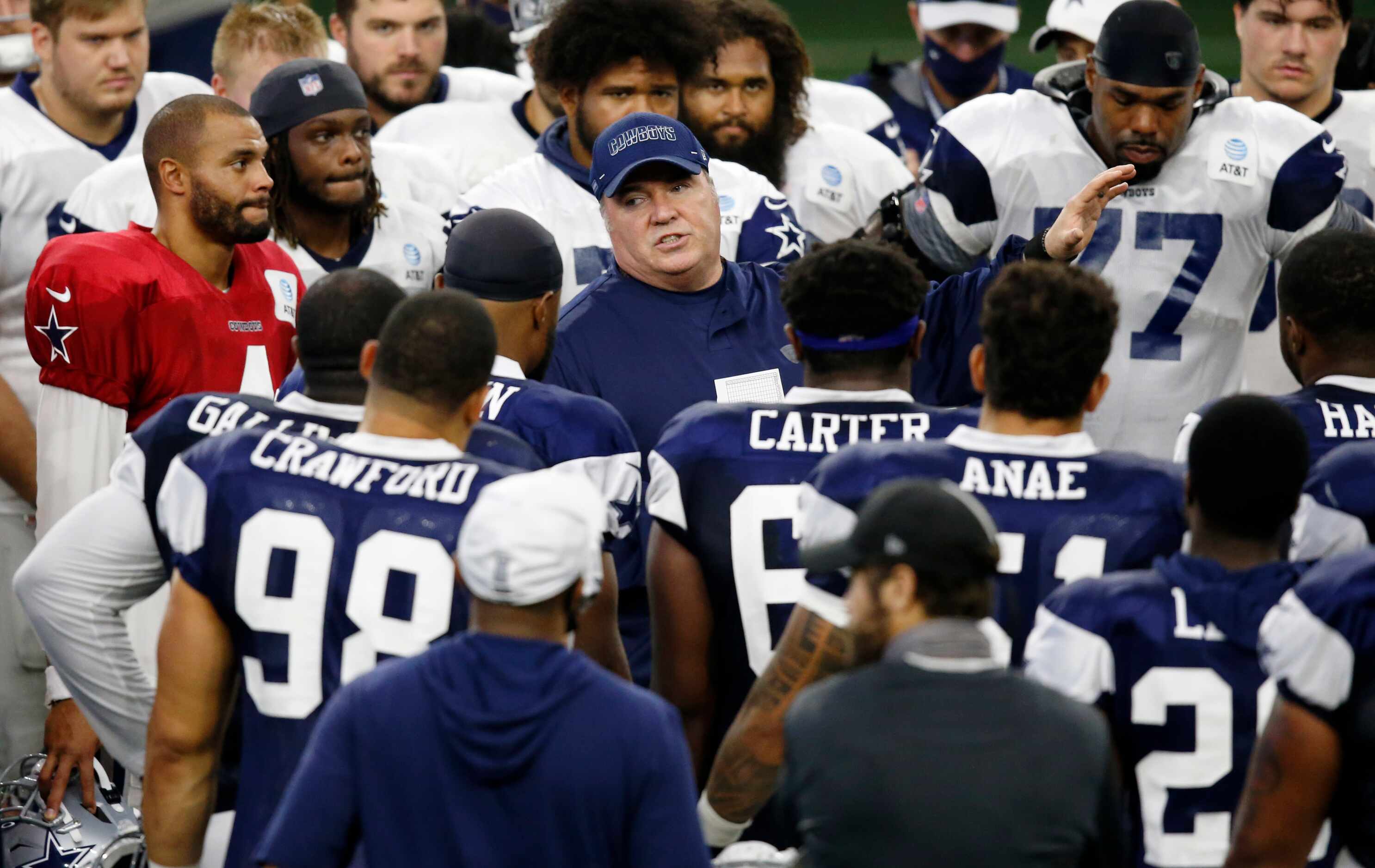 Photos: Dak Prescott instructs CeeDee Lamb and more from another day of  Cowboys training camp