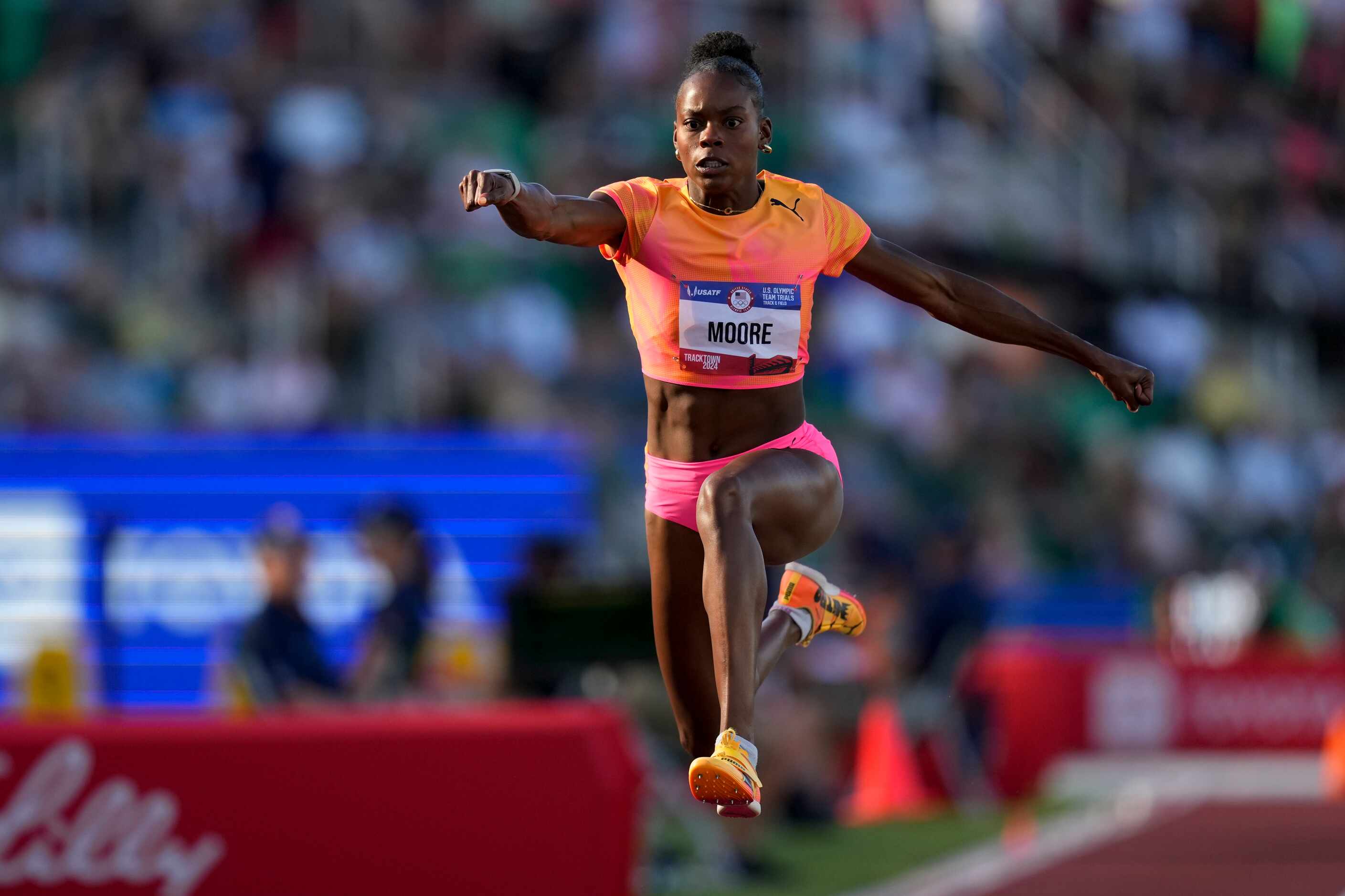 Former Mansfield Lake Ridge star Jasmine Moore wins triple jump at U.S.  Olympic Trials