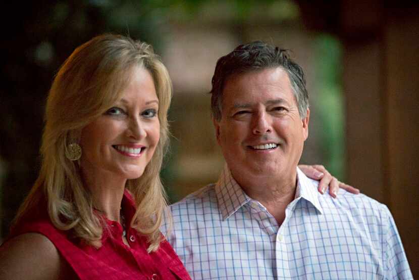Cheryl Rozes (left) and her husband, Peter Rozes, met on the dating site Match.com and began...