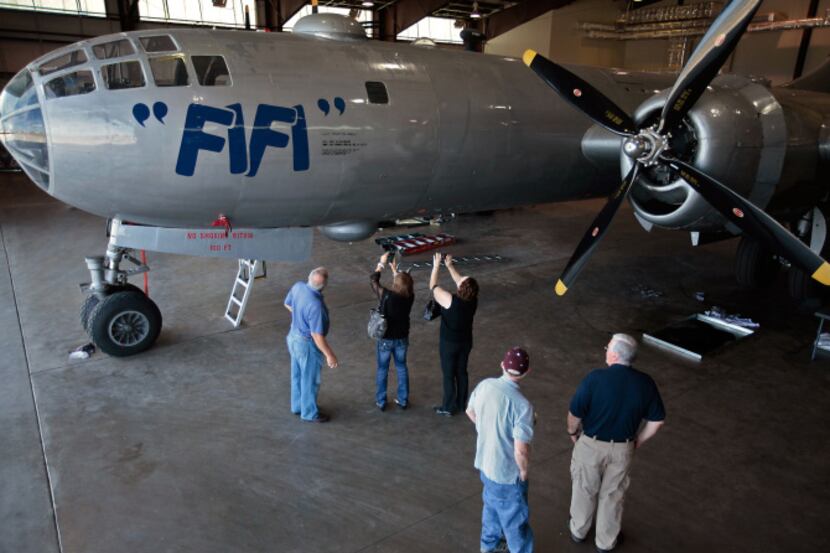 Fifi, a B-29, is among the 160 vintage aircraft that the Commemorative Air Force  houses...