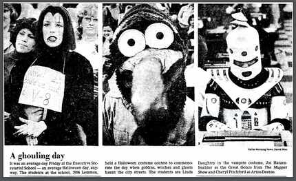 Snip from Nov. 1, 1980, article and photo spread.