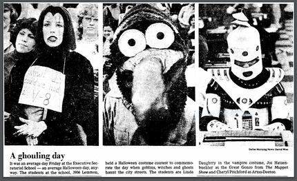 Snip from Nov. 1, 1980, article and photo spread.