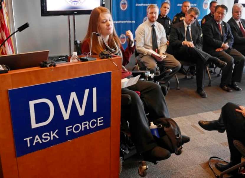 
During a news conference Wednesday in Grand Prairie, Tonya Winchester, 27, told how she was...