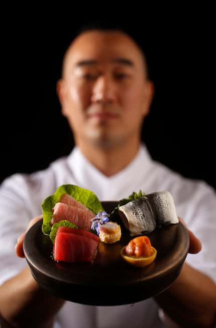 Chef Jimmy Park is pictured here before his high-end Dallas restaurant Shoyo opened. Kaiyo...