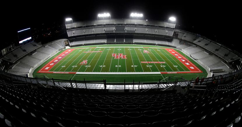 TDECU Stadium, the new football stadium for the NCAA college football Houston Cougars, is...