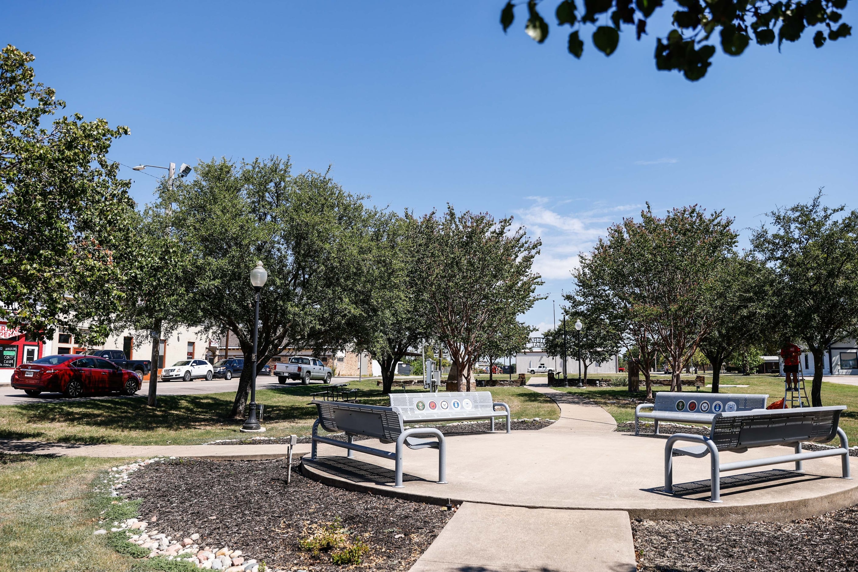 Veterans Memorial Park in Princeton.