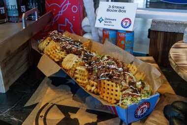 The Three Strike BoomBox, by far the biggest new food item at the All-Star Game at Globe...