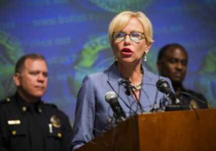  Dallas County District Attorney Susan Hawk said at Monday's news conference that her office...