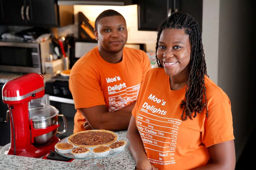 Monisha Clifton (pictured with her husband, Nicholas) started her home-based business, Moe’s...