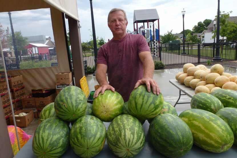 David Fisher from Fisher Family Farm and Ranch in Fruitvale is Mr. Watermelon. He grows some...
