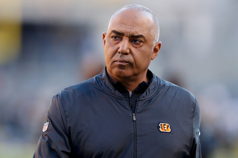 Cincinnati Bengals head coach Marvin Lewis before an NFL football game against the...