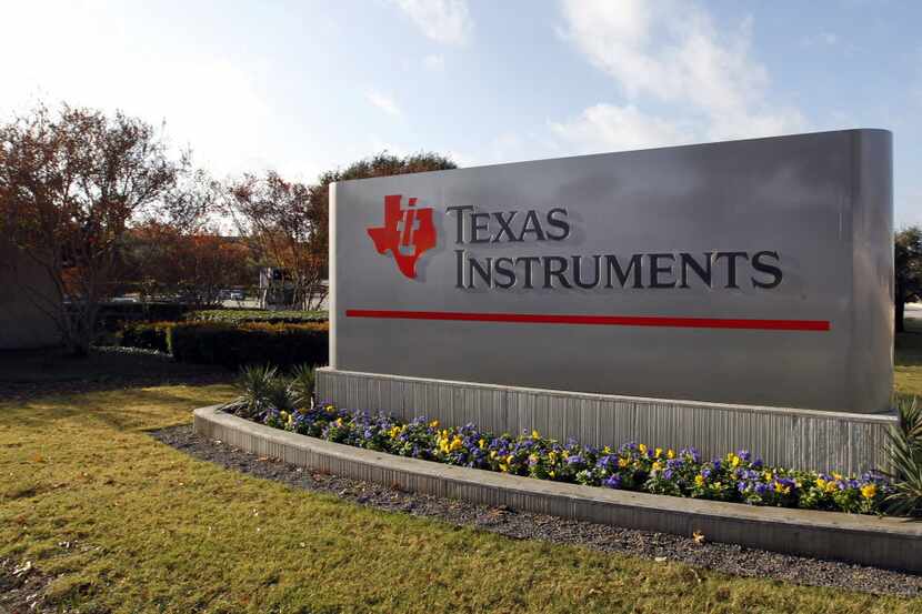 File photo of Texas Instruments headquarters located in north Dallas off LBJ Freeway and...