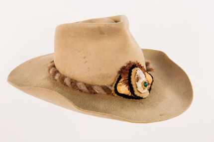 Willie Nelson gave fellow singer-songwriter Bobby Bare this hat embellished with a mink...