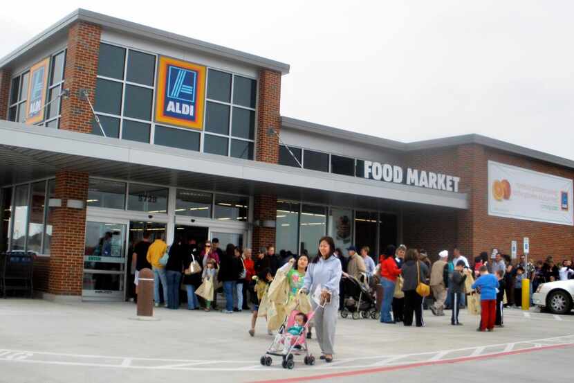 
No-frills grocery chain Aldi has big plans for Texas.
