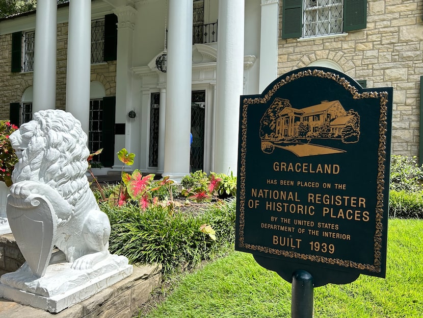 Graceland in Memphis where Elvis lived and died. In 2024 someone, police said, tried to...