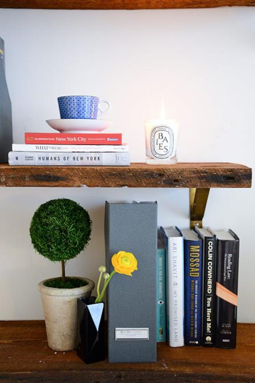 
Shelves made from salvaged wood
