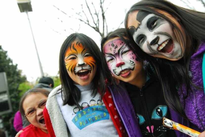 
Kids can get their faces painted this weekend during AdventureAsia at the Crow Collection.
