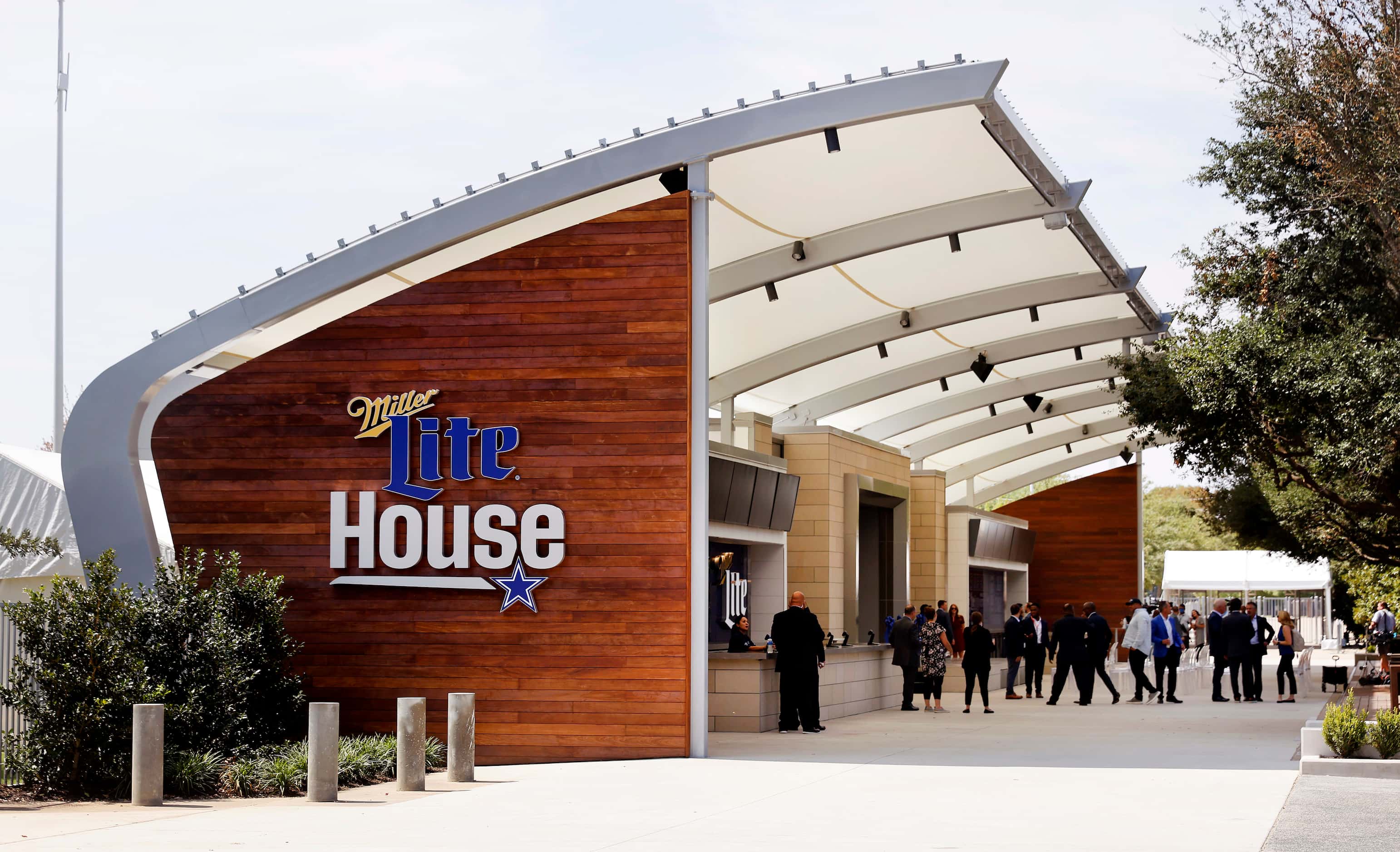 An exterior view of the newly constructed Miller LiteHouse built on the west plaza of AT&T...
