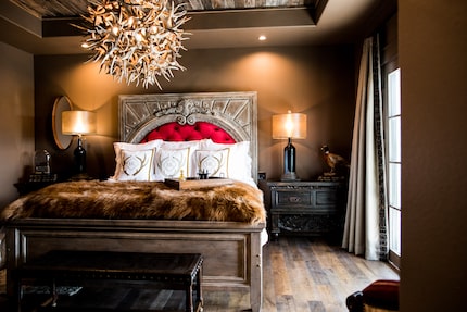 Hotel Lucy's Belvedere room offers a cozy escape in Granbury, about an hour and 15 minutes...