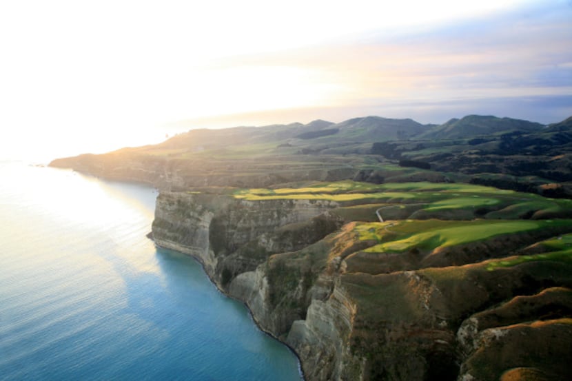 Cape Kidnappers is even more dramatic when viewed from the ocean.