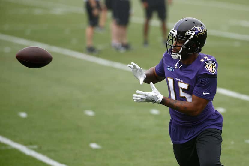 Baltimore Ravens wide receiver Michael Crabtree is hosting a youth football camp Saturday at...