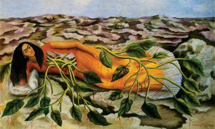  Frida Kahlo's 1943 oil-on-metal Roots sold for $5.6 million at Sotheby's in New York in...