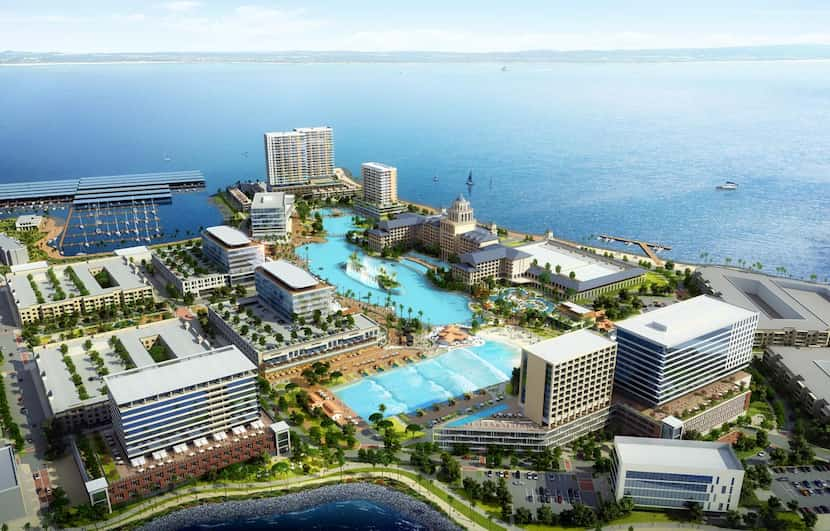 A new developer, Sapphire Bay Land Development, unveilled plans Thursday, Aug. 8, for a $1...