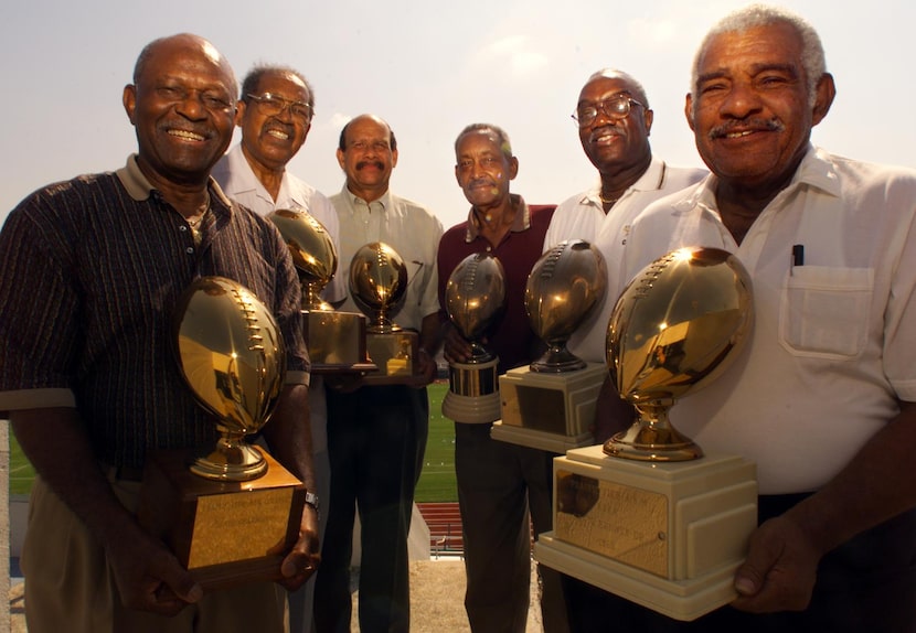 FROM LEFT--Walter Day, Marion "Jap" Jones, Johnny Kennard, Knox Tucker, Gerald Beal,  and...