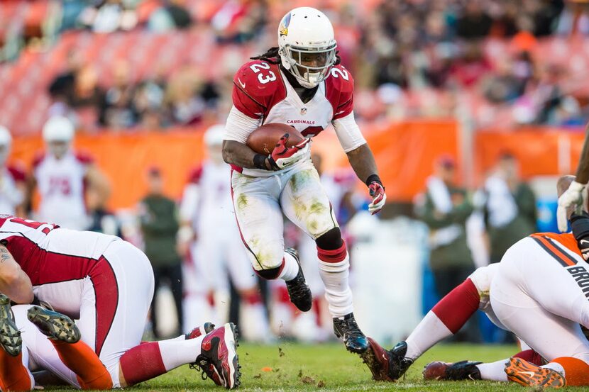 Running back Chris Johnson. (Photo by Jason Miller/Getty Images)