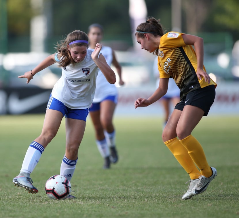 FC Dallas vs Legends FC in the 2018 Developmental Academy U15 Girls National Championship....