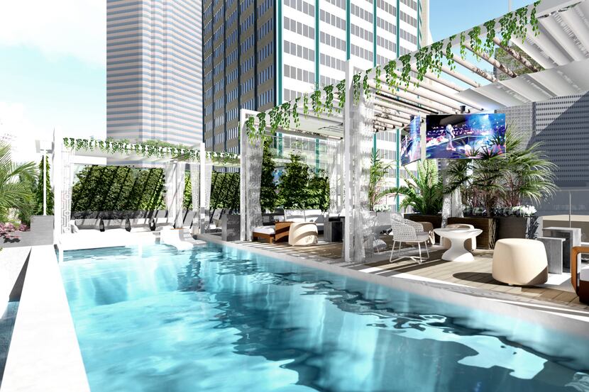 Residents at The Drever building on Elm Street will be able to take a dip in the rooftop pool.
