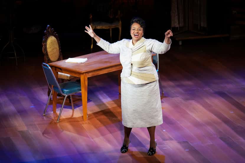 Denise Lee portrays Wiletta Mayer in a Dallas Theater Center production of "Trouble In Mind"...