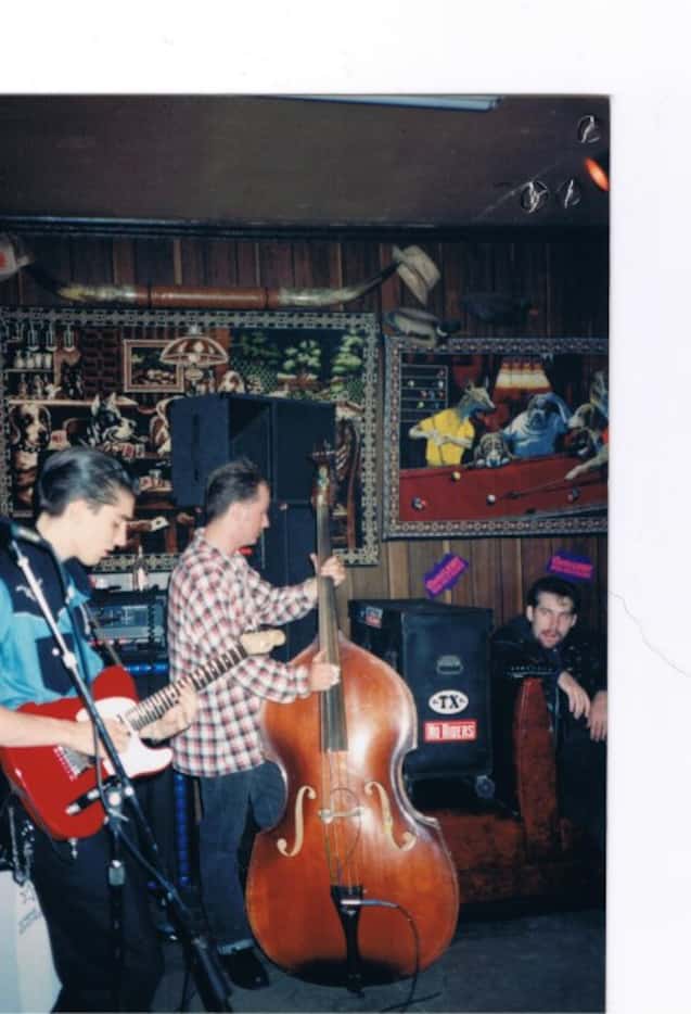 Matt Hillyer (left) and his Lone Star Trio were regulars at Naomi's — when Matt was just in...