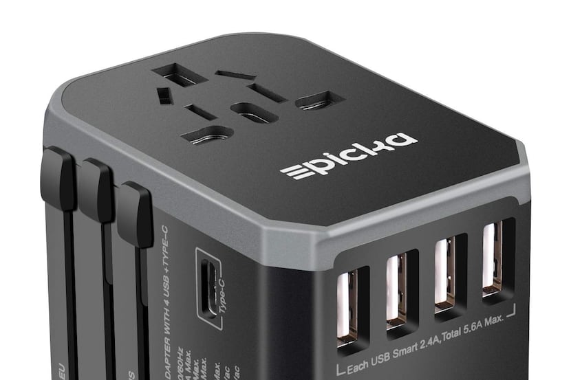The Epicka Universal Travel Adapter will help you plug in your dual voltage gadgets all over...