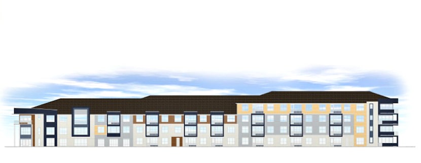 The proposed Residences at Hatcher Station.