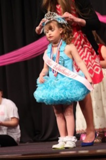  Adlyn Sweny, 8, has participated in the Miss Sweetheart Special Needs Pageant for 5 years....