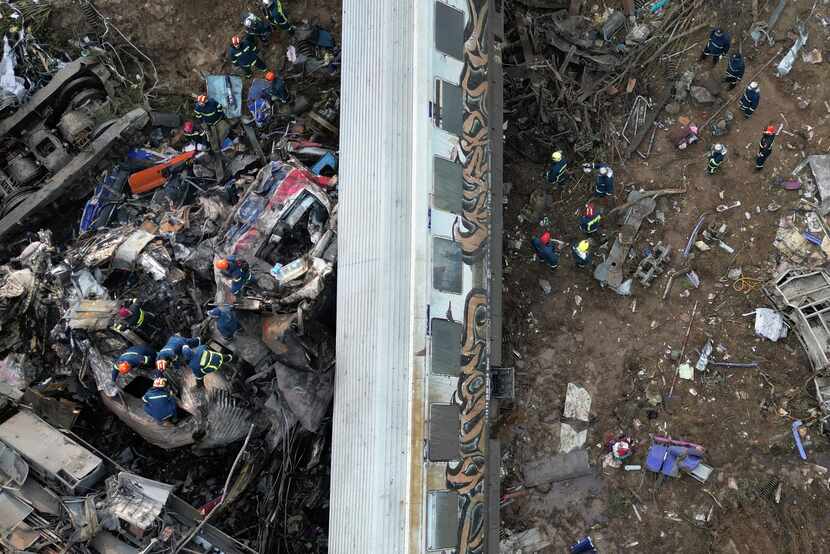 Eight rail employees were among those killed in the crash, including the two drivers of the...