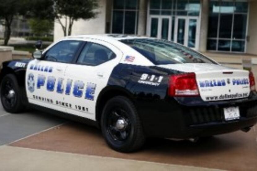  A Dallas Police Department Dodge Charger squad car (Lara Solt/The Dallas Morning News)