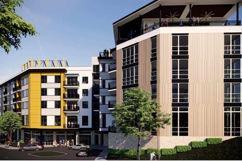 Mintwood Real Estate's Oakhouse apartments are planned on Colorado Boulevard in North Oak...