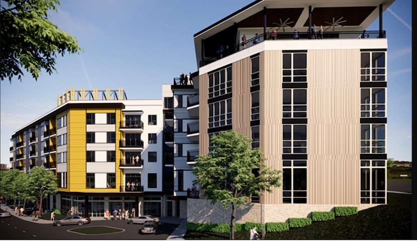 Mintwood Real Estate's Oakhouse apartments are planned on Colorado Boulevard in North Oak...