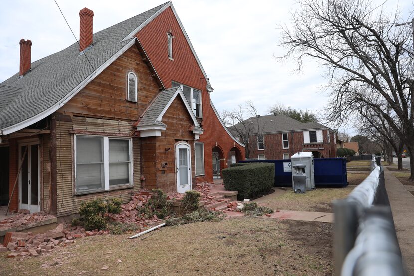 Much of the facade of the home of the McDonald family, who until 2016 owned almost all the...