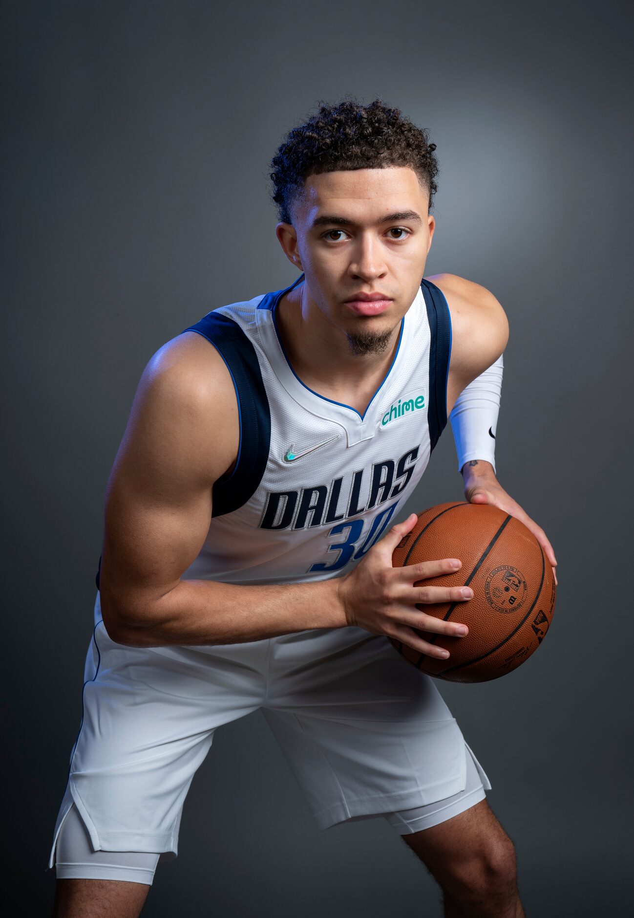 Dallas Mavericks guard JaQuori McLaughlin (30) poses for a portrait during the Dallas...